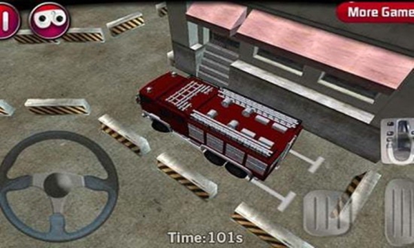 消防货车停车3D